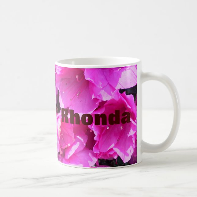 Hübsch-rosa Azaleen Kaffeetasse (Rechts)