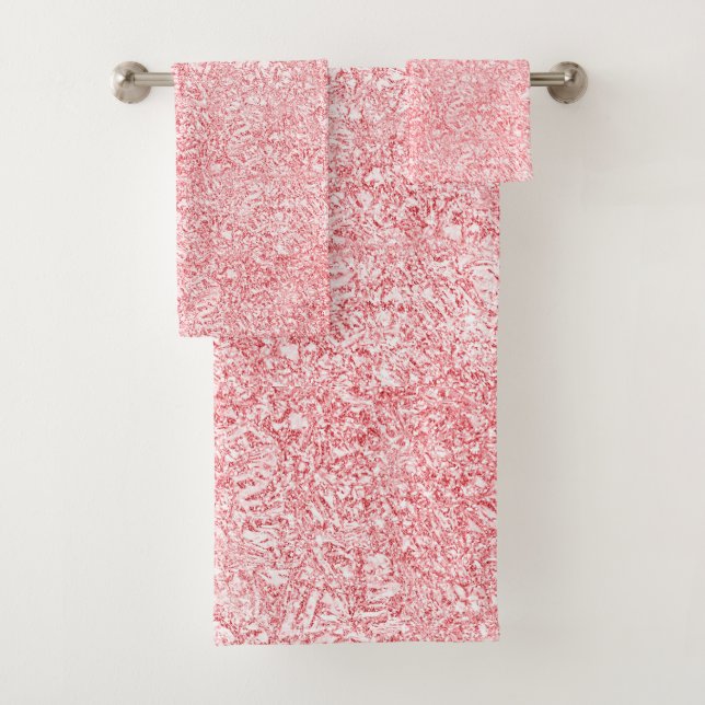 Hübsch rosa badhandtuch set (Insitu)