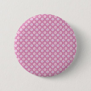 Hübsch rosa Blumenmuster Button
