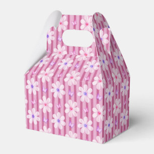 Hübsch rosa Blumenmuster Geschenkschachtel