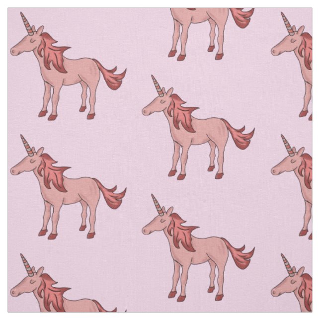 Hübsch rosa Einhornmuster - Kinder Stoff (Muster)