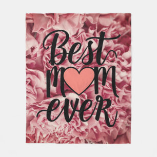 Hübsch rosa Elegante Die beste Mama für alle Zeite Fleecedecke
