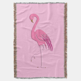 Hübsch rosa Flamingo Decke