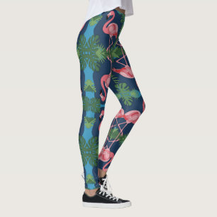 Hübsch rosa Flamingo Leggings