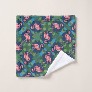 Hübsch rosa Flamingo-Muster Waschlappen