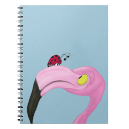Hübsch rosa Flamingo Notizblock