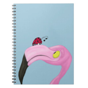 Hübsch rosa Flamingo Notizblock
