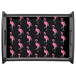 Hübsch rosa Flamingo Tablett