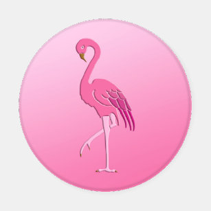 Hübsch rosa Flamingo Untersetzer Set