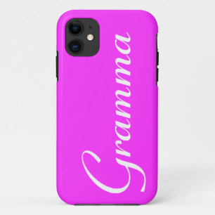 Hübsch rosa "Gramma" iPhone Case