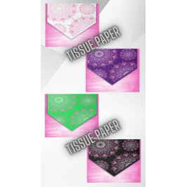 Hübsch rosa Mandala auf lila | Seidenpapier