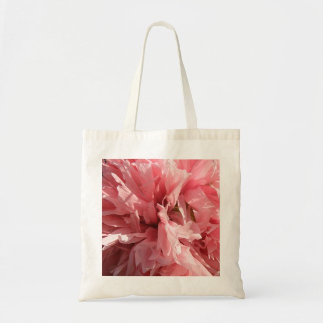 Hübsch rosa Mohntasche Tragetasche (Vorne)