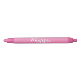 Hübsch rosa Personalisierter Name Kugelschreiber