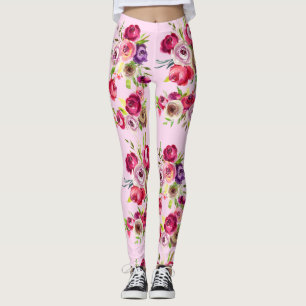 Hübsch Rosa Rose Leggings