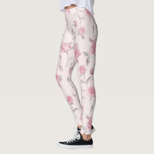 Hübsch Rosa Rose Leggings