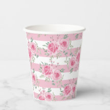 Hübsch rosa Rose Rosa Streifen