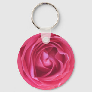 Hübsch Rosa Rose Schlüsselanhänger