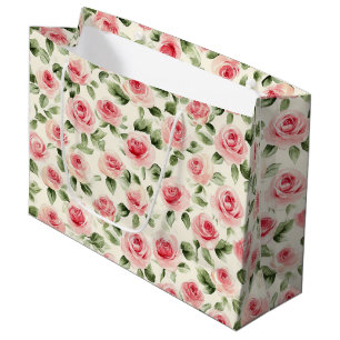 Hübsch Rosa Roses Brautparty Große Geschenktüte