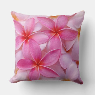 Hübsch rosa Sommer-Blume Kissen