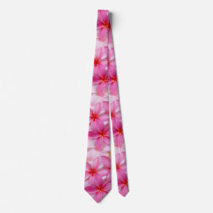 Hübsch rosa Sommer-Blume Krawatte