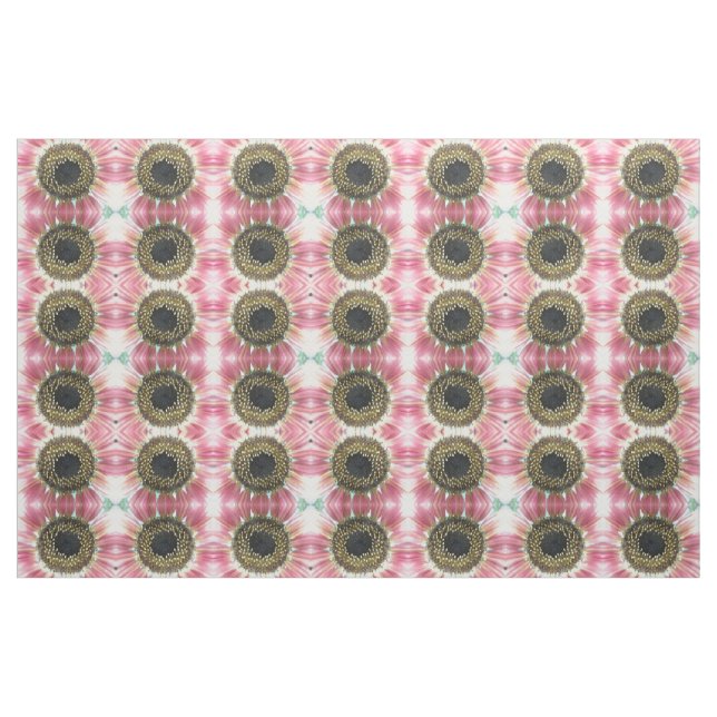 Hübsch rosa Sonnenblume Gemusterte Stoffe (Fat Quarter (45,7 x 55,9 cm))