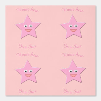 Hübsch rosa Sternchen Gemustert Tapete