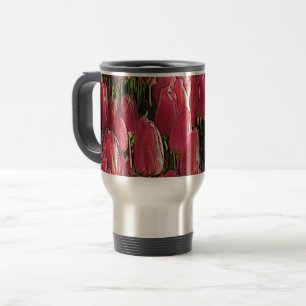 Hübsch-rosa Tulips Reisebecher