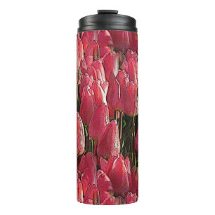 Hübsch-rosa Tulips Thermosbecher