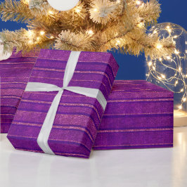Hübsch rosa und Lila Streifen Geschenkpapier