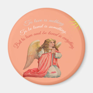 hübsch rosa Vintag Magnet