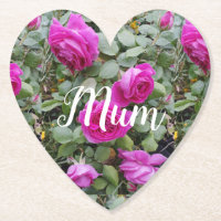 Hübsch Rosa Vintage Rose Blume Geburtstagsmuse Mam