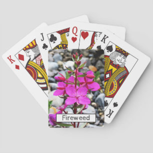 Hübsch rosa Wildblumen Feuerweed Bloom in Kanada Spielkarten