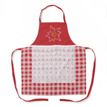 Hübsch Rot und Weiß Gingham Edelweiss