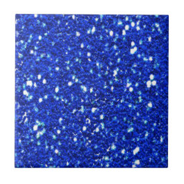 Hübsch Royal Blue Funkelnd Glitzern Look Fliese
