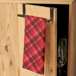 Hübsch Ruby Red Kariert Pattern Küchentuch