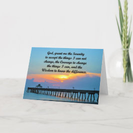 HÜBSCH SERENITY PRAYER GREETCARD KARTE