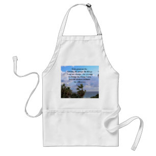 HÜBSCH SERENITY PRAYER PALM TREE FOTO DESIGN SCHÜRZE
