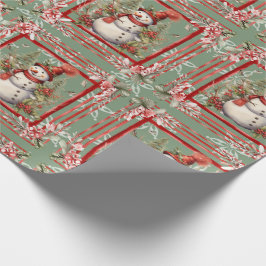 Hübsch Snowman Elegantes Weihnachtsgeschenk Geschenkpapier
