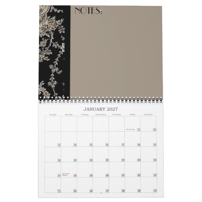 Hübsch u. beruflich kalender (Jan 2027)