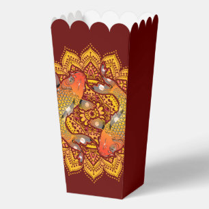 Hübsch und bunt Mandala / Kaleidoskop KOI 2 Geschenkschachtel