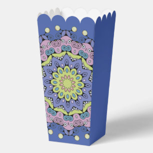 Hübsch und buntes Mandala / Kaleidoskop 4 Geschenkschachtel