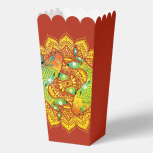 Hübsch und buntes Mandala / Kaleidoskop KOI 3 Geschenkschachtel