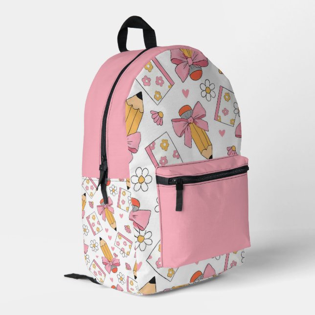 Hübsch und vorbereitet: Rucksack für die süßen Sch (Rückseitige Ecke links)