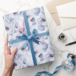 Hübsch-violette Blumen Geschenkpapier<br><div class="desc">Hübsch-violette Blumen</div>