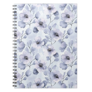 Hübsch-violette Blumen Notizblock