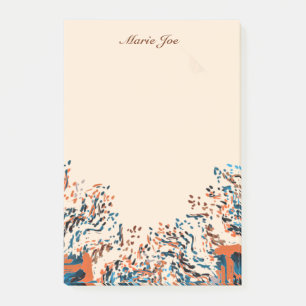 Hübsch Watercolor Confetti Spritzer Boarder Post-it Klebezettel