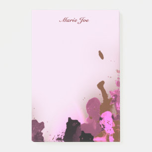 Hübsch Watercolor Confetti Spritzer Boarder Post-it Klebezettel