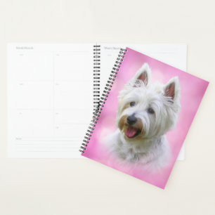 Hübsch White Yorkie Planer