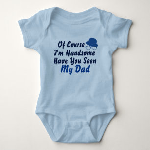 Hübsch wie mein Vater-Baby Jersey Baby Strampler