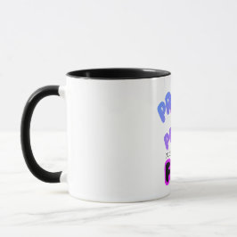 Hübsch zu Petty in einem Buchstaben FAFO Tasse